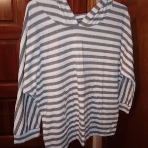 Weavers Hooded Striped Shirt